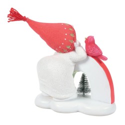 Christmas Snow Gnome With Rainbow