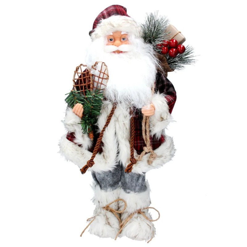 Santa with Tartan Coat