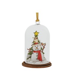 Snowman Hanging Ornament Kloche