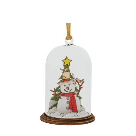 Snowman Hanging Ornament Kloche