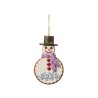 Jim Shore Gingerbread Snowman Cookie Hanging Ornament