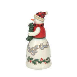 Jim Shore Highland Glen Mr Snowman Figurine