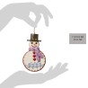 Jim Shore Gingerbread Snowman Cookie Hanging Ornament