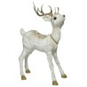 Standing Velvet Deer Glitter Pearls