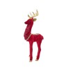 Christmas Red Velvet Standing Deer