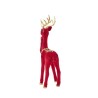 Christmas Red Velvet Standing Deer