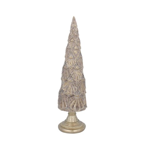 Gisela Graham Christmas Gold Embossed Cone Tree Large