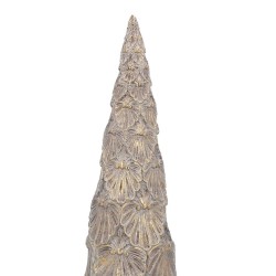 Gisela Graham Christmas Gold Embossed Cone Tree Large