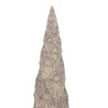 Gisela Graham Christmas Gold Embossed Cone Tree Large
