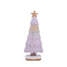 Gisela Graham Lilac Gingerbread Christmas Tree