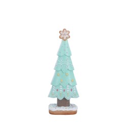 Gisela Graham Pastel Green Gingerbread Christmas Tree