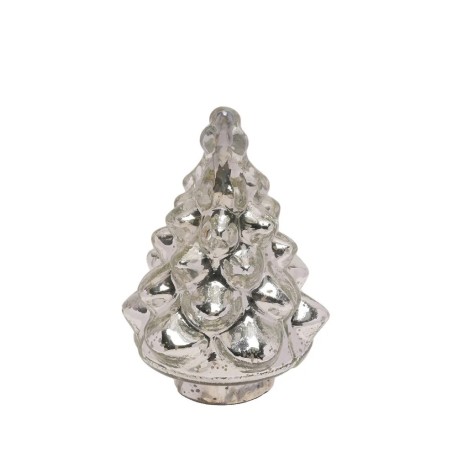 Recycled Glass Silver Christmas Tree Ornament