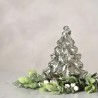 Recycled Glass Silver Christmas Tree Ornament