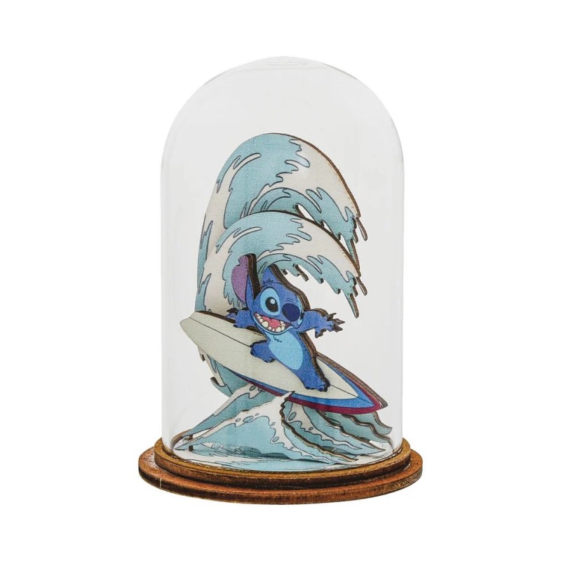 Surf Fun Stitch Figurine Kloche