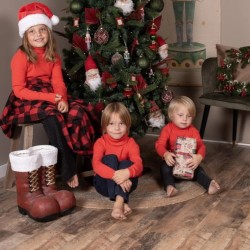 Santa's Christmas Red Boots