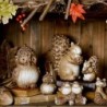 Country Living Wood Effect Owl Large