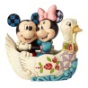 Figurine Mickey Minnie Dans Le Cygne Disney Traditions