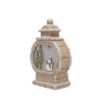 Christmas LED Lantern with Snowman Scene