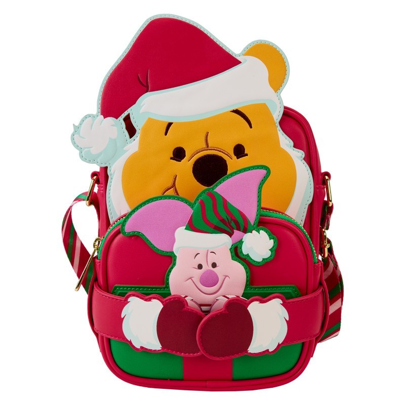 Sac À Bandoulière Avec Porte-Monnaie Winnie Cosplay Père Noël Et Porcinet