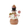Jim Shore Gingerbread Snowman with Sweetie Hat