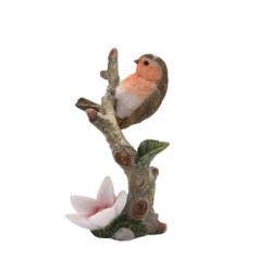 Robin On A Branch Figurine