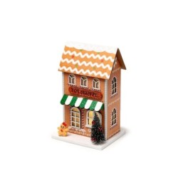 Gingerbread Toy Shoppe Christmas House LED Decoration