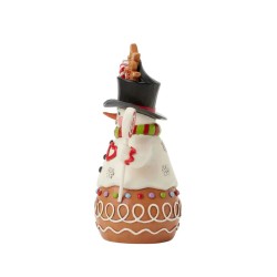Jim Shore Gingerbread Snowman with Sweetie Hat