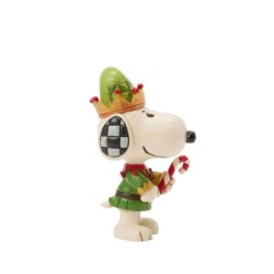 Jim Shore Peanuts Snoopy Christmas Elf Mini Figurine