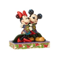 Jim Shore Mickey and Minnie Mouse in Blanket Figurine