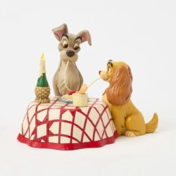 Jim Shore Dinner for Two Lady the Tramp Spaghetti