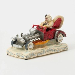 Jim Shore Driving De Vil-ishly Cruella Musical Car