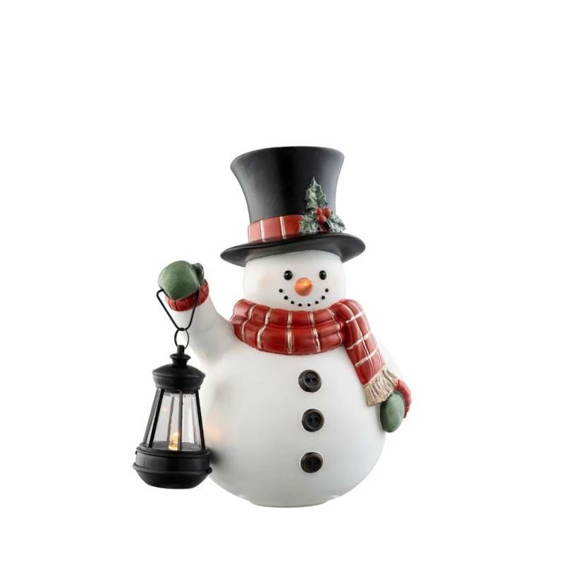 Aynsley LED Snowman Lantern