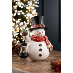 Aynsley LED Snowman Lantern
