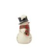 Jim Shore Snowman with Snowflake Staff Mini Figurine