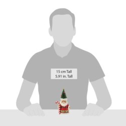 Jim Shore The Merry On Top Santa with Sisal Tree Pint Figurine