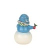 Jim Shore Wishing You a Cozy Christmas Snowman with Evergreen Sprig