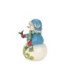 Jim Shore Wishing You a Cozy Christmas Snowman with Evergreen Sprig
