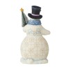 Jim Shore Snowman with Tree Figurine