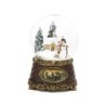 Victorian Snowman Children Christmas Snow Globe 15.5 cm Musical Delight
