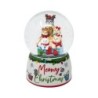 Meowy Christmas Cat Snow Globe 15 cm Musical Treat
