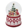Christmas Dogs in Jumpers Snow Globe 15 cm Musical Keepsake
