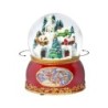 Cars Through the Snowy Mountainside Snow Globe 15 cm Musical Keepsake