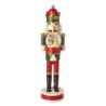 Nutcracker with Red Crown Snow Globe 41cm