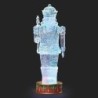 Light-Up Swirling Nutcracker on Drum Water Spinner 31.5cm