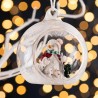 Galway Living Skiing Snowman Christmas Bauble