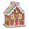 Light-Up Gingerbread House with Gingerbread Man 26 cm of Cosy Christmas Cheer