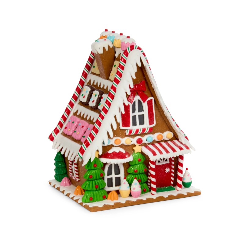Sugar Chalet Gingerbread House 26 x 20 cm Light-Up Battery Operated