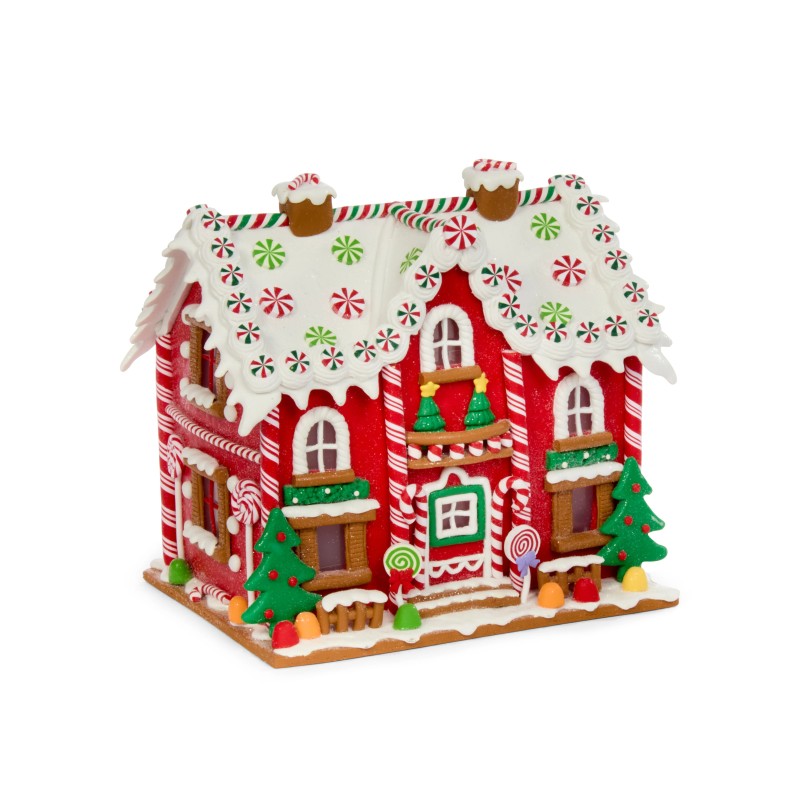 Home Sweet Home Gingerbread House 21 x 21 cm Light-Up Battery Operated