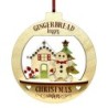 3D Wooden Gingerbread Bauble 12 cm of Festive 3D Delight