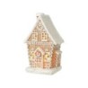 Light Up Pitched Roof Gingerbread House Christmas Decoration 21cm